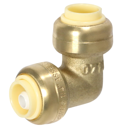 1 Pack 1/4" Push Fit Elbow Connector