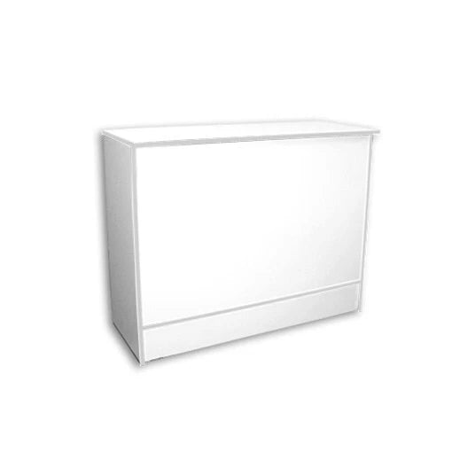 Wrap Counter 48"l X 20"d X 38"h, Flat Top | White