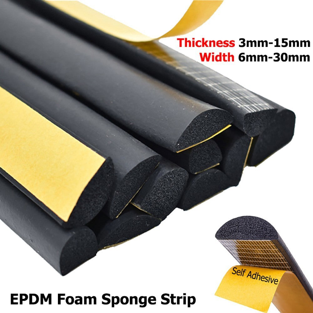 Neoprene Self Adhesive EPDM Foam Seal Tape