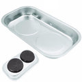 Stainless Steel Magnetic Tool Parts Tray 9.5" x 5.5"