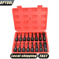 10PCS 1/2" Drive Impact Hex Bit Socket Set by Unbranded