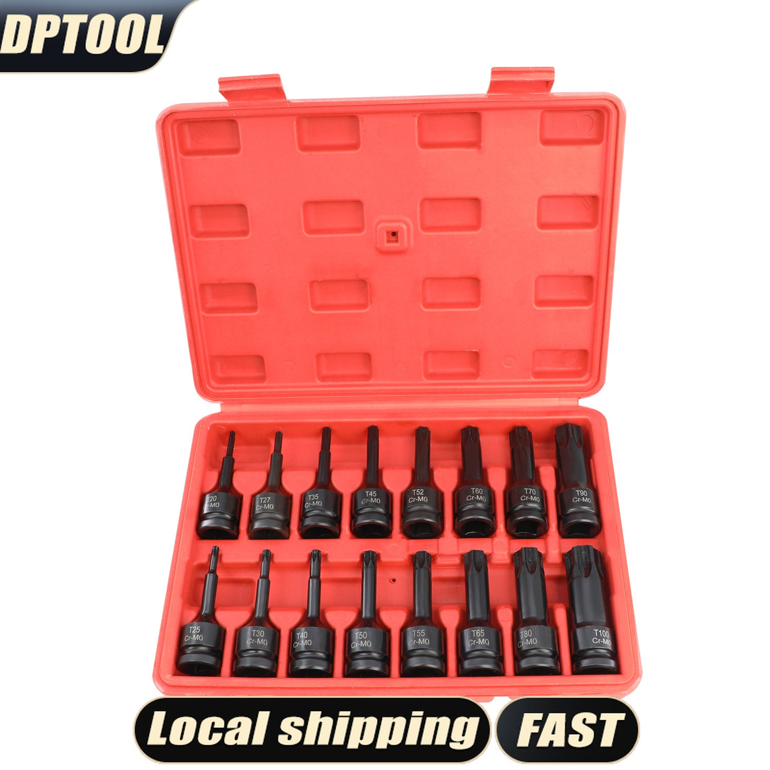 10PCS 1/2" Drive Impact Hex Bit Socket Set by Unbranded
