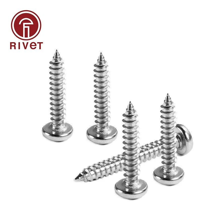 Cross Recessed Truss Head Self-tapping Stainless Steel Phillips