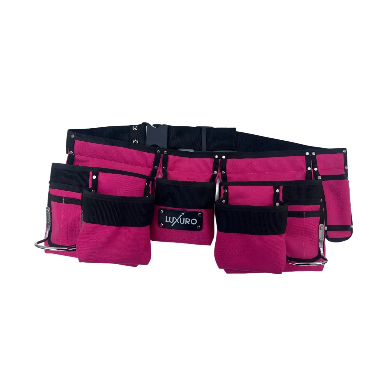Women Pink Tool Belt 12 Pocket Adjustable Waist Stylish Utility Belt