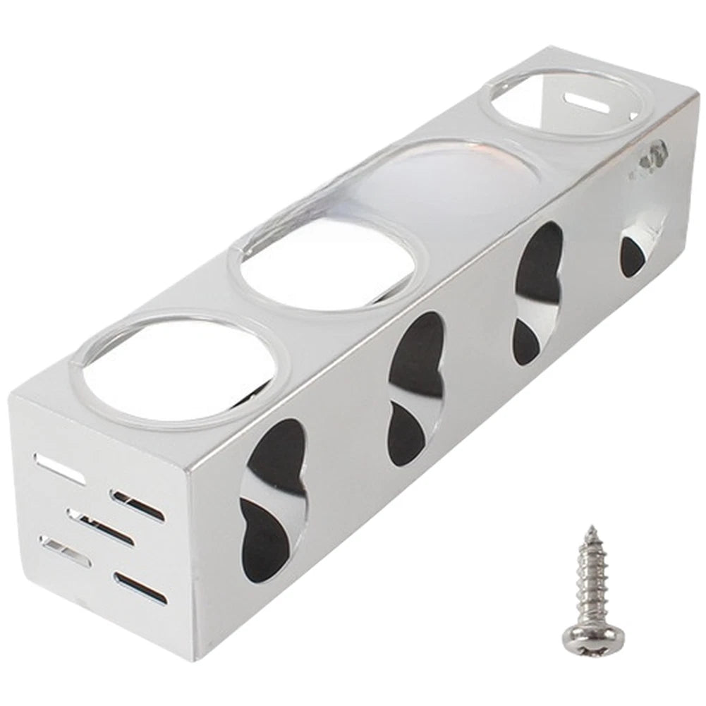 Aluminum Alloy 4 Hole Spice Rack For Rv Kitchen With Secure Bottle