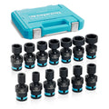 DURATECH 13PCS 1/2" Dr Swivel Socket Set