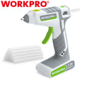 Workpro 7.2V Cordless Hot Melt Glue Gun Rechargeable Preheating Glue