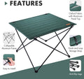 VILLEY Folding Camping Table with Carry Bag for Outdoor, Camping, Picnic, BBQ