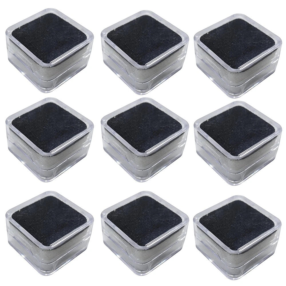 Set Of 12 Jewelry Storage Display Box Plastic - Jewelry Portable Case