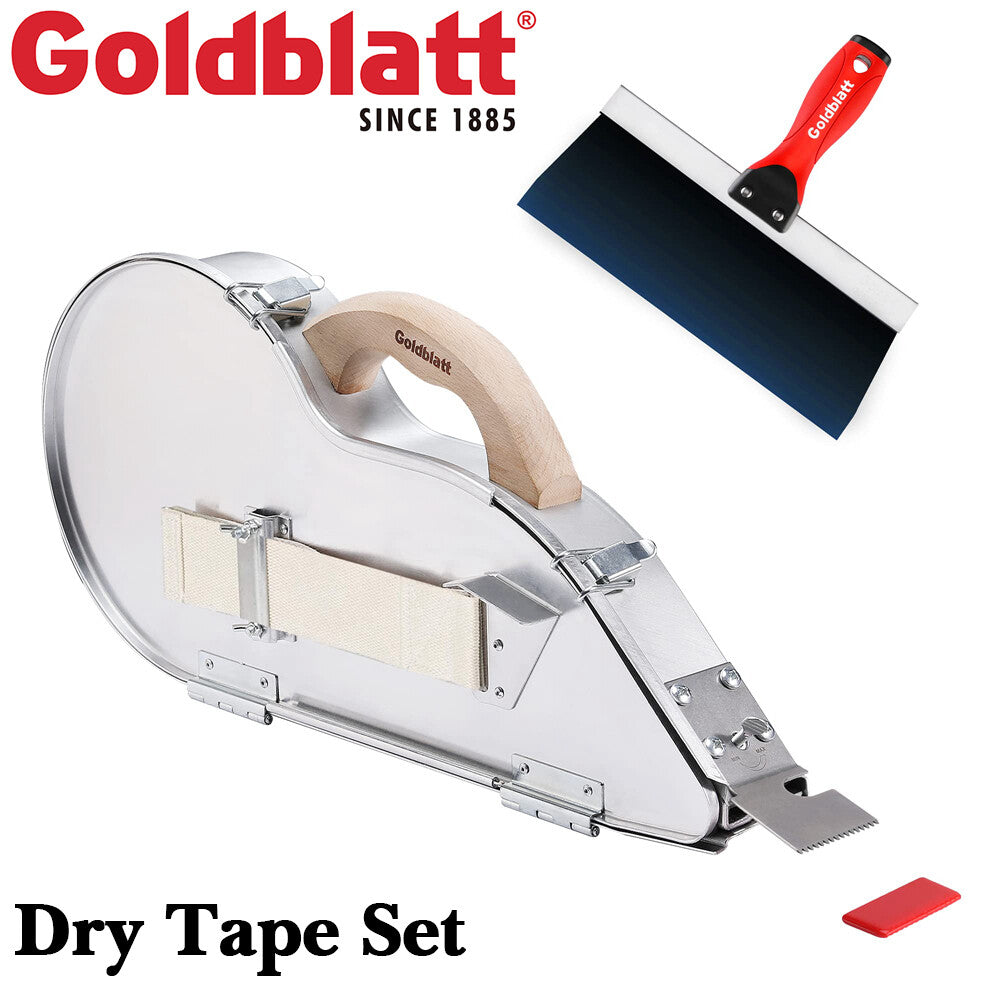 Goldblatt Banjo Tape Set Drywall Taping Tools w/10"Blue Steel Taping