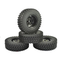 Replacement 1.9" 1/10 Rc Car Wheel Tires For Axial Scx10 D90 Tf2 Mst