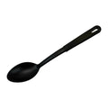 12" Black Nylon Non Stick Serving Spoon, Soft Comfortable Grip , Heat