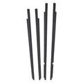 Outside Window Weatherstrip Seal Belt Molding 4pcs Kit for Lexus LX470