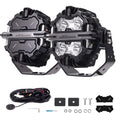 Led Pod Lights 5" 178W Spot Beam Side Shooter Driving Light White