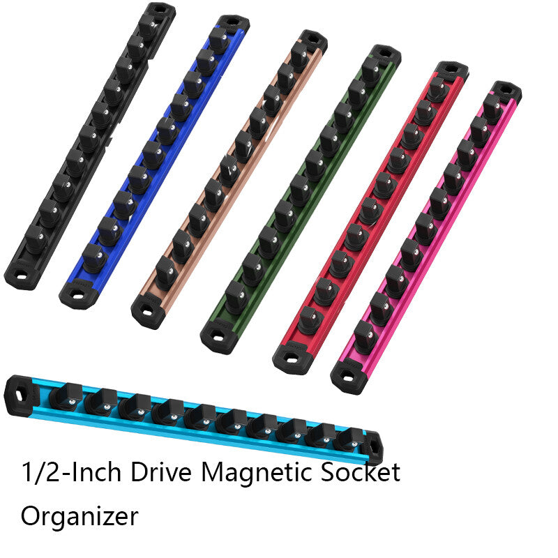 Workpro Magnetic Socket Organizer 1/2" Drive by Workpro
