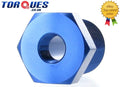 1/2" Npt Male to 1/8" Npt Female Straight Adapter- Blue