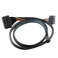 Hd Sas Sff-8643 Internal 12gb/s To U.2 Sff-8639 Nvme Ssd With Sata