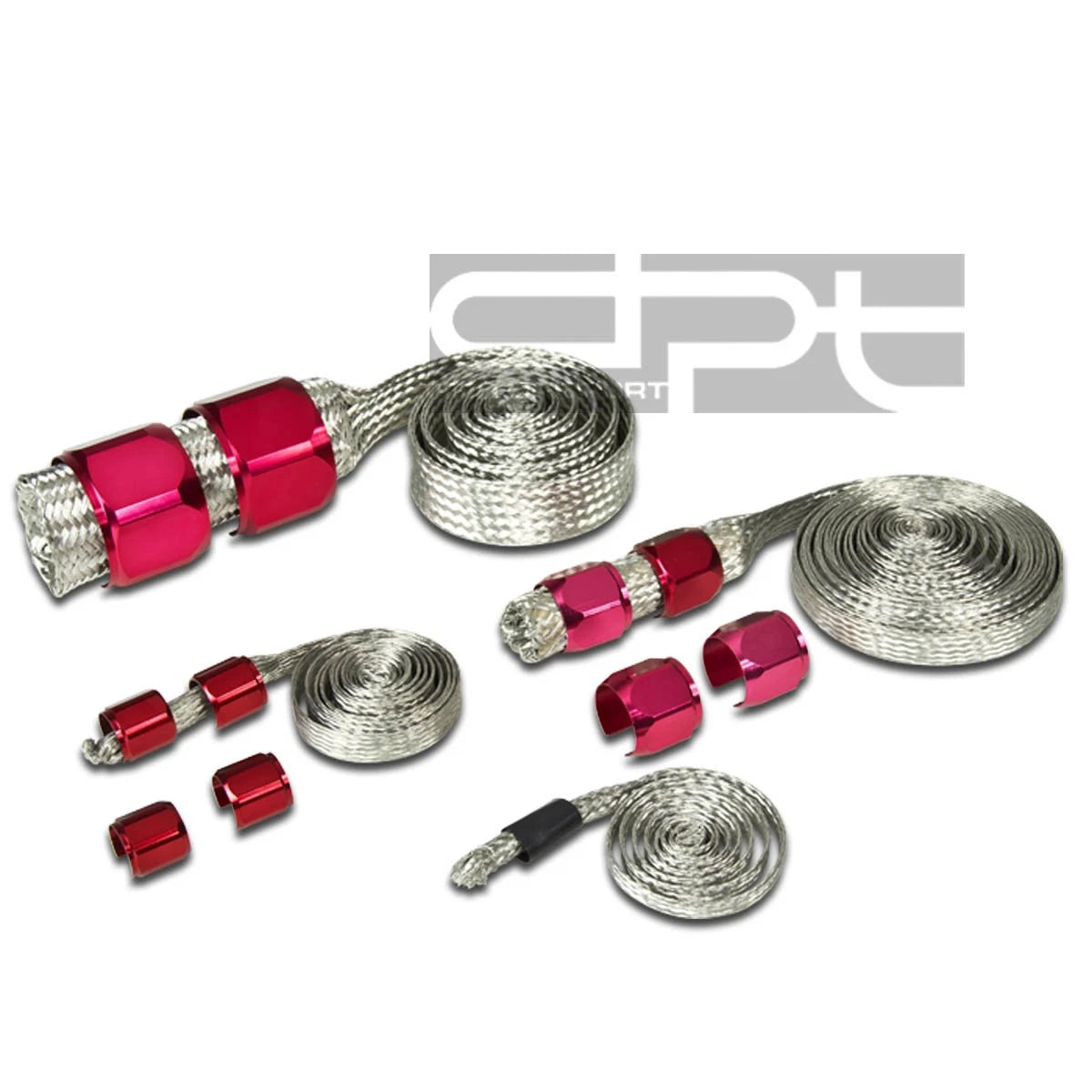Fit Jdm Braided Steel Hose Vacuum/fuel/ra<wbr/>diato | Built Supply Co