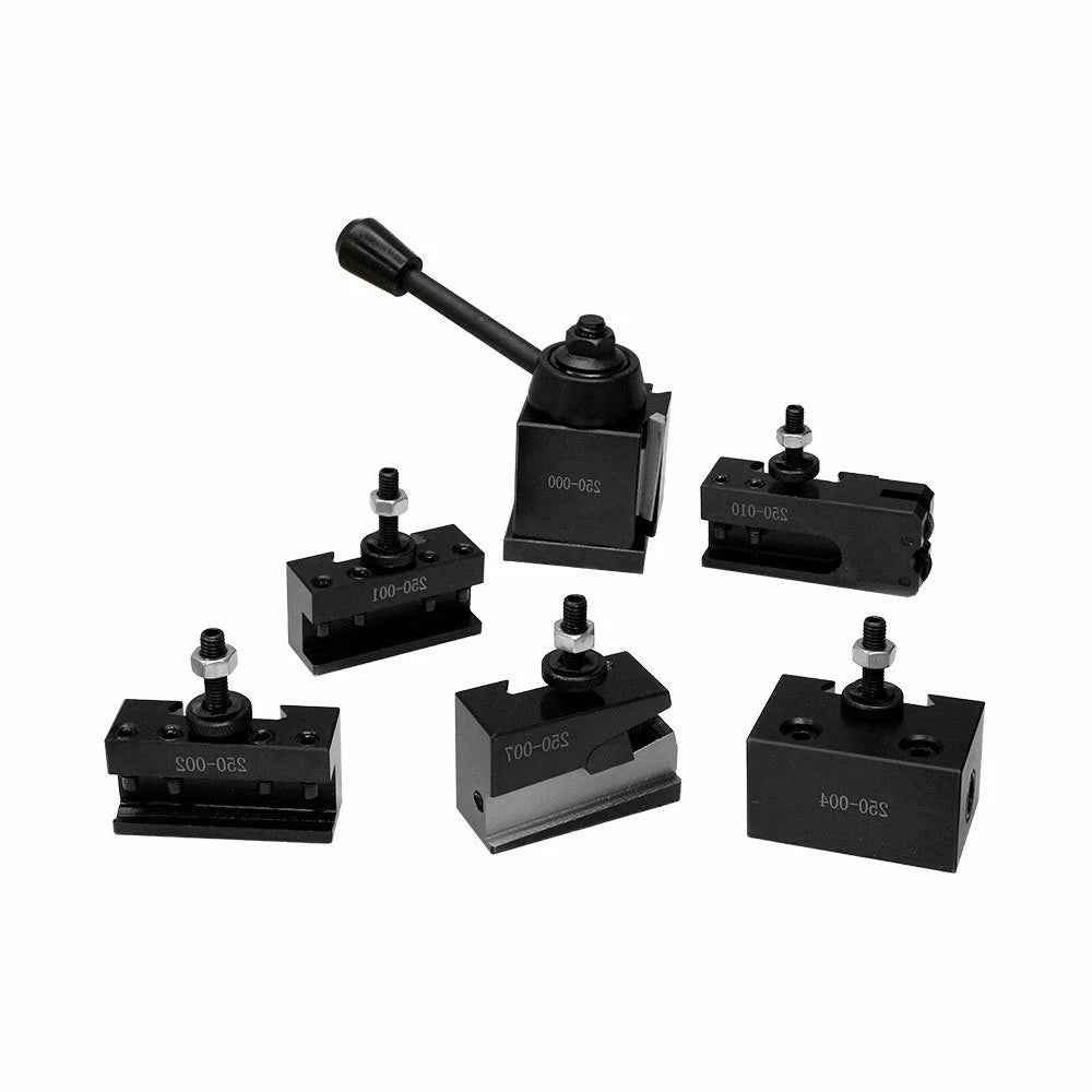 Up To 8" Oxa Wedge Type Quick Change Tool Post Set Cnc #000