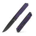 Flissa Folding Pocket Knife G10 Handle 3.2" 8cr13mov Blade Removable