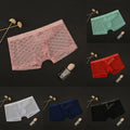 Mens Underwear Elastic Boxer Briefs 80% Nylon 20% Spandex Low Waist