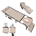 Villey Chaise Lounge Heavy-duty Folding Lounge Chair Reclining