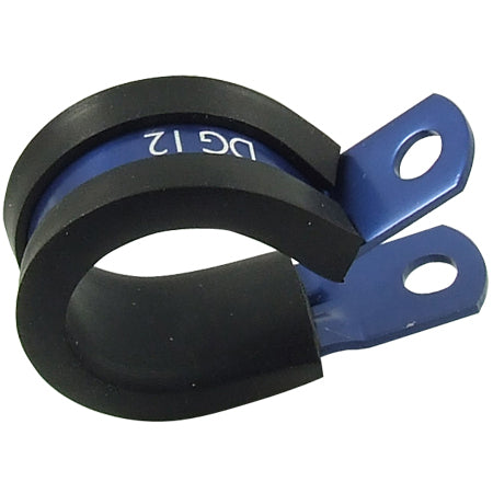 AN-4 Rubber Lined Cushioned P Clamp 9.5mm I.D by Unbranded
