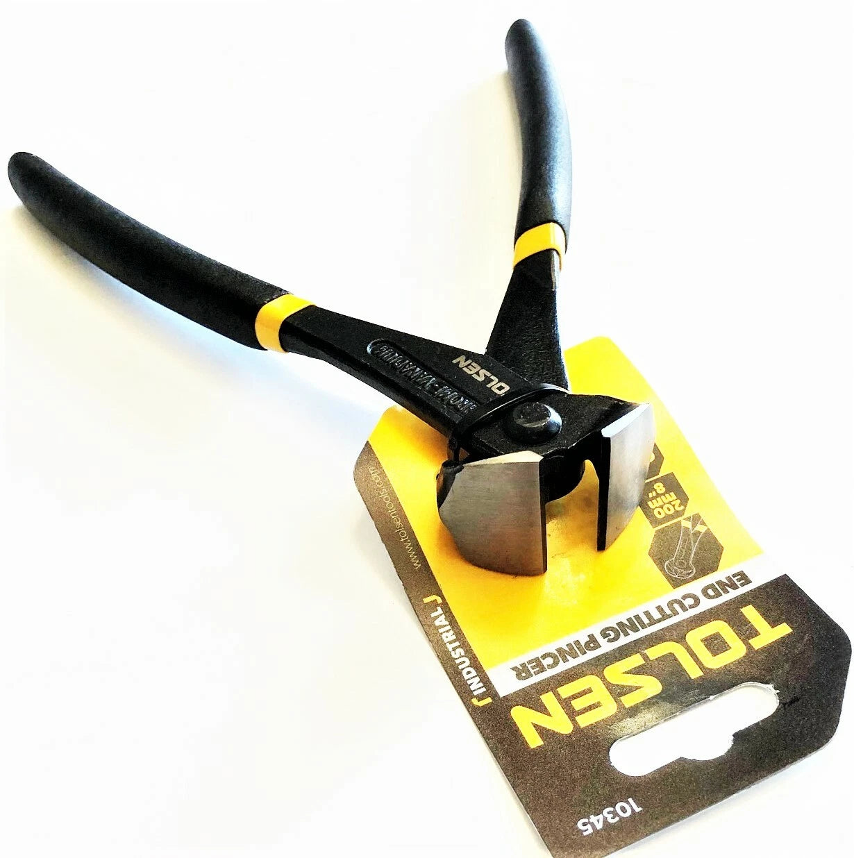 Tolsen 8" Industrial End Cutting Nipper Pincer Wire Cutters Snips