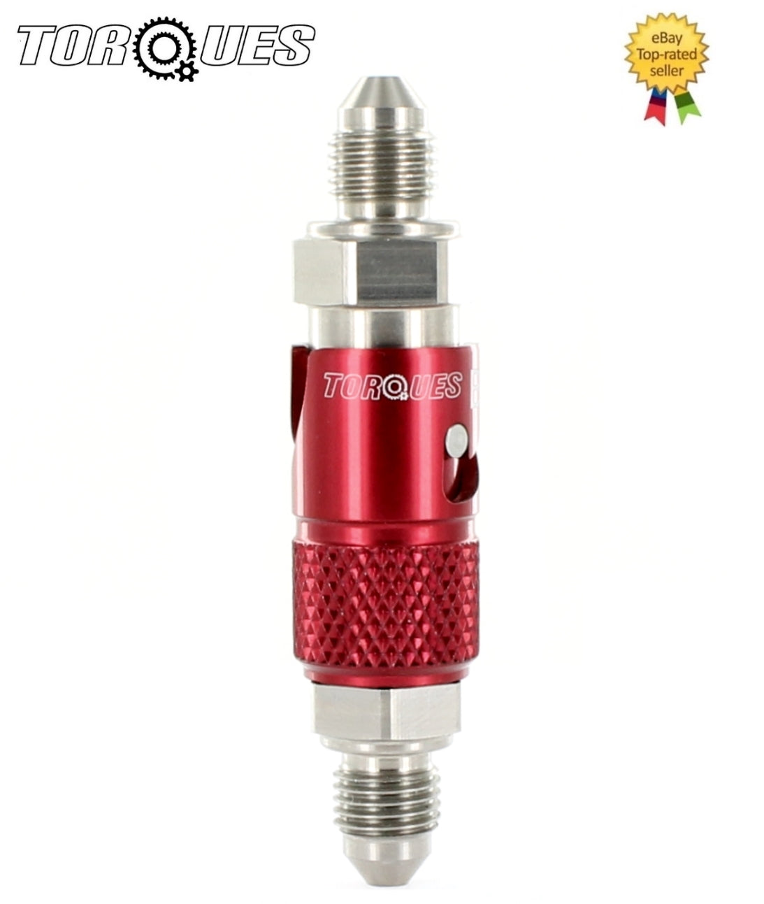 AN-03 (3AN JIC 3/8"x24) RED Titanium Quick Release Disconnect Dry