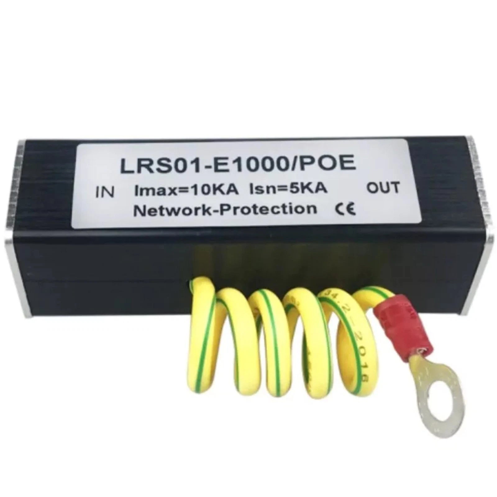 1* Gigabit Poe Surge Protector Dc48-57V Rj45 Thunderstorm Protection