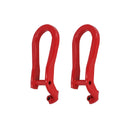Replacement Tow Hooks for 2015-2019 Chevy GMC Sierra Trucks Red OE#