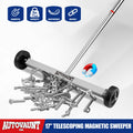 17" Rolling Magnetic Sweeper Picks up Tools Nails Screws Clips Garage