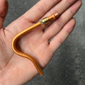 Bilateral Inner Thread 7 Shaped Small Aluminum Exhaust Tube For Air