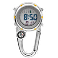 Backpack Clip On Band Carabiner Digital Sports Fob Watch Luminous For