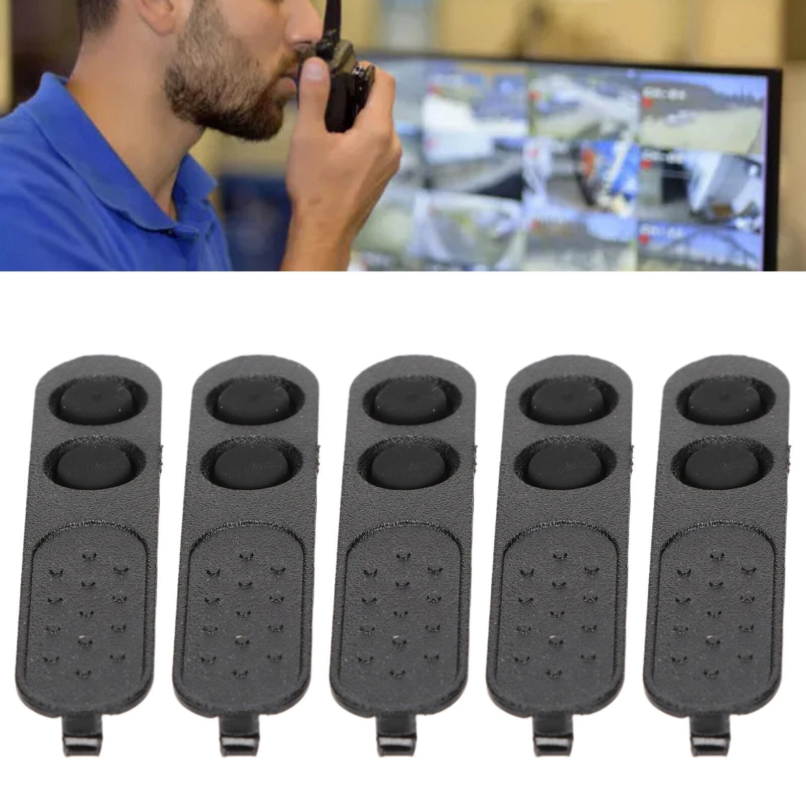 Ptt Lock + Rubber For Motorola Xir P3688 Dep450 Dp1400 Cp200d Walkie
