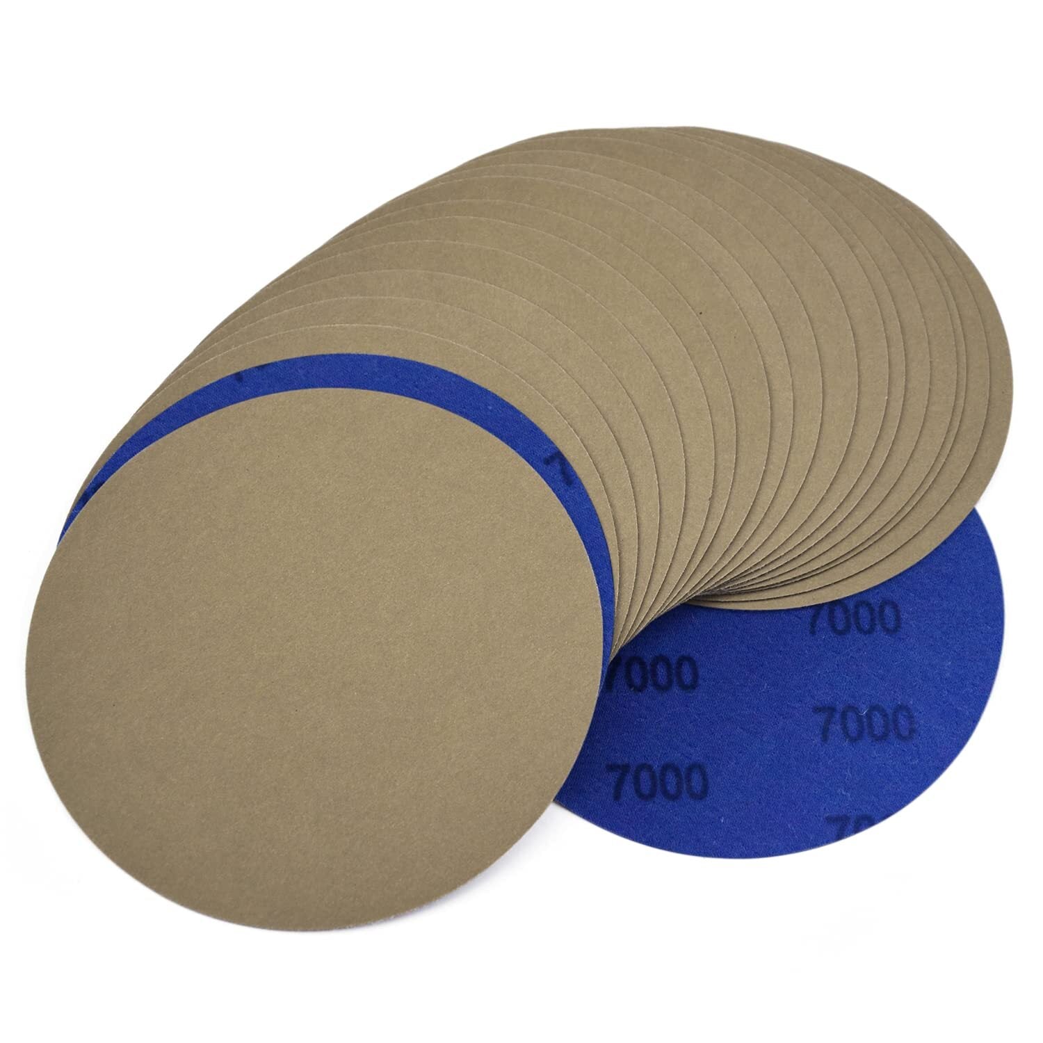 20pc 6 Inch Wet Dry Sanding Discs 7000 Grit