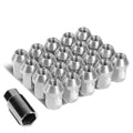 J2 7075 Forged Aluminum M12x1.5 3.5cm Close-end Lug Nut Set+adapter