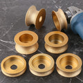 3inch 75mm Round Dry Vacuum Brazed Diamond Grinding Wheel Demi-bullnose Edge New