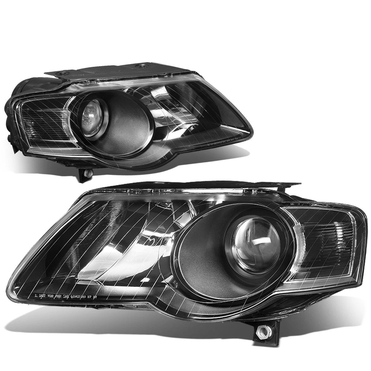 Fit 2006-2010 Vw Passat Pair Black Housing Clear | Built Supply Co
