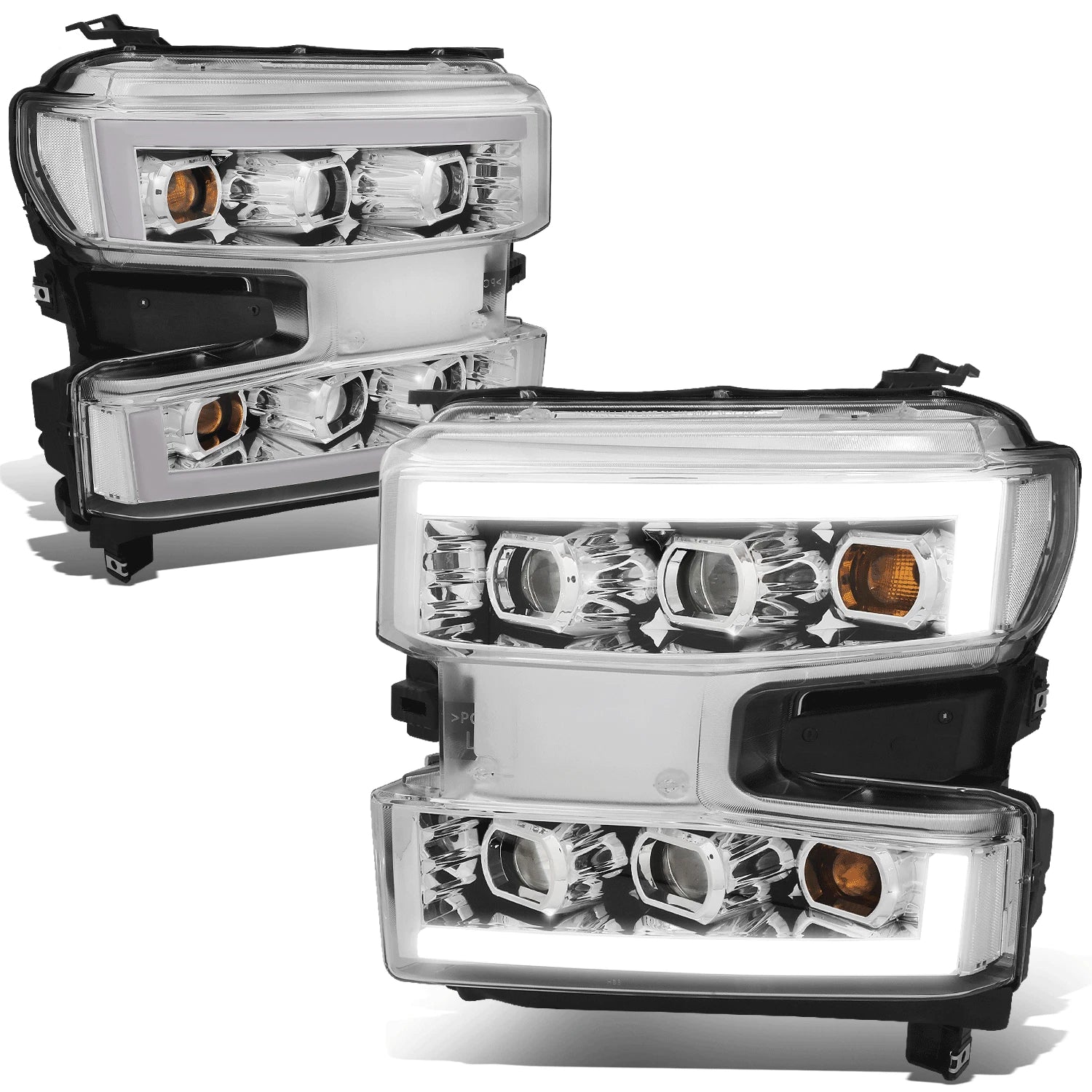 Fit 19-21 Silverado 1500 L-pattern Led Drl Quad | Built Supply Co