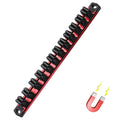 Workpro Magnetic Screwdriver Organizer 12 Slots Aluminum Wrench Rail