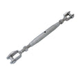 5/8" T316 Stainless Steel Jaw To Jaw Pipe Turnbuckle 2,800 Lb Wll For