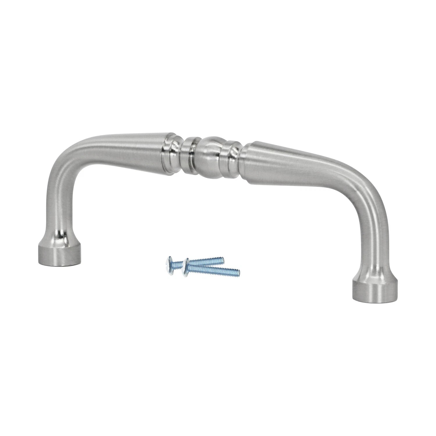 Classic Middle Bead Brushed Nickel Kitchen Cabinet | Built Supply Co