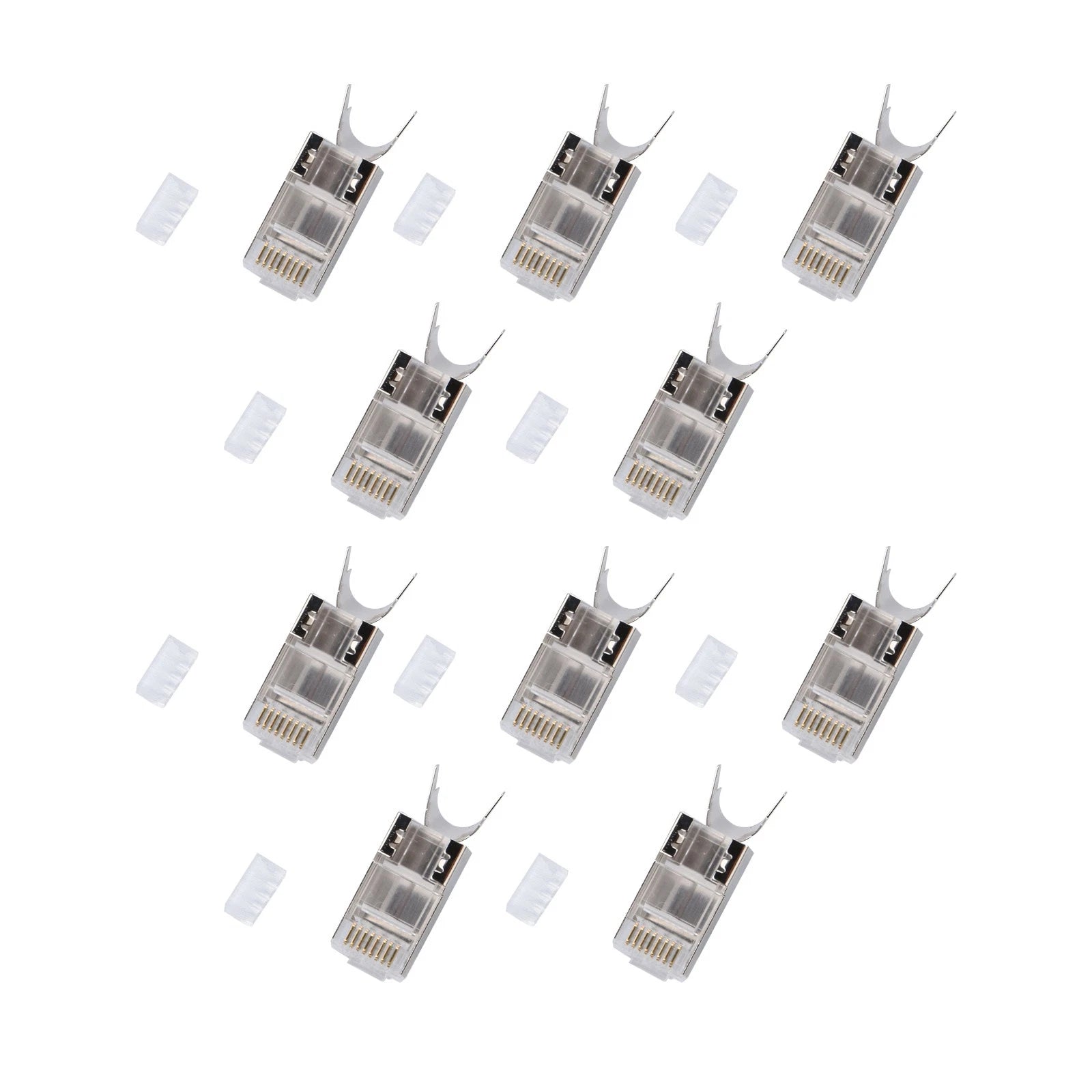 High Quality Awg-23 Cat7 Cat6.a Crystals Rj45 Network Connector 8p8c