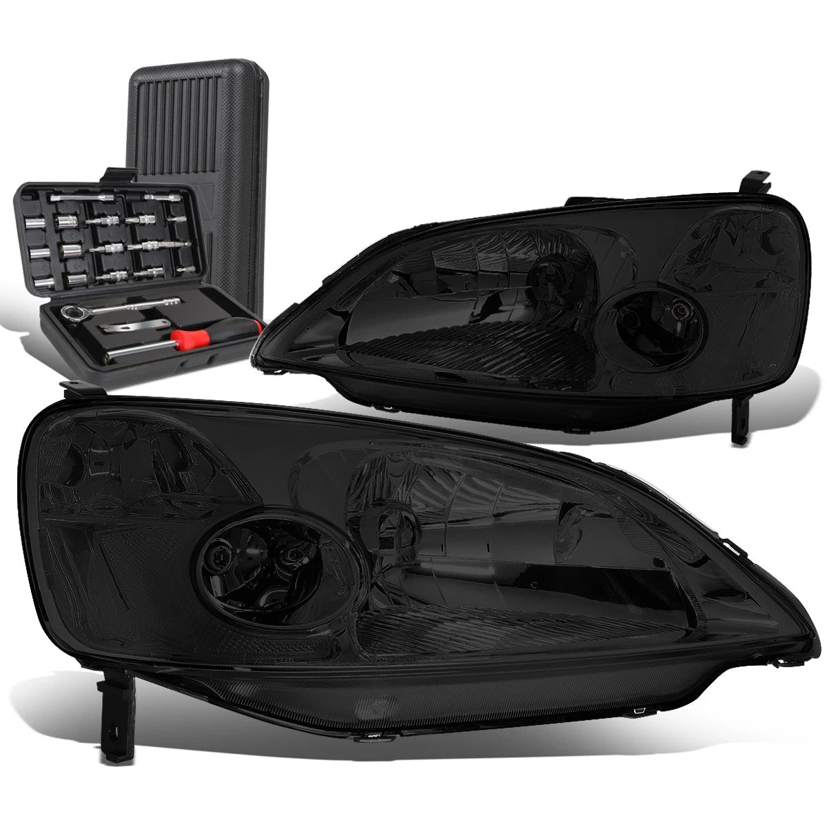 For 2001-2003 Honda Civic Pair Smoked/clear Signal | Built Supply Co
