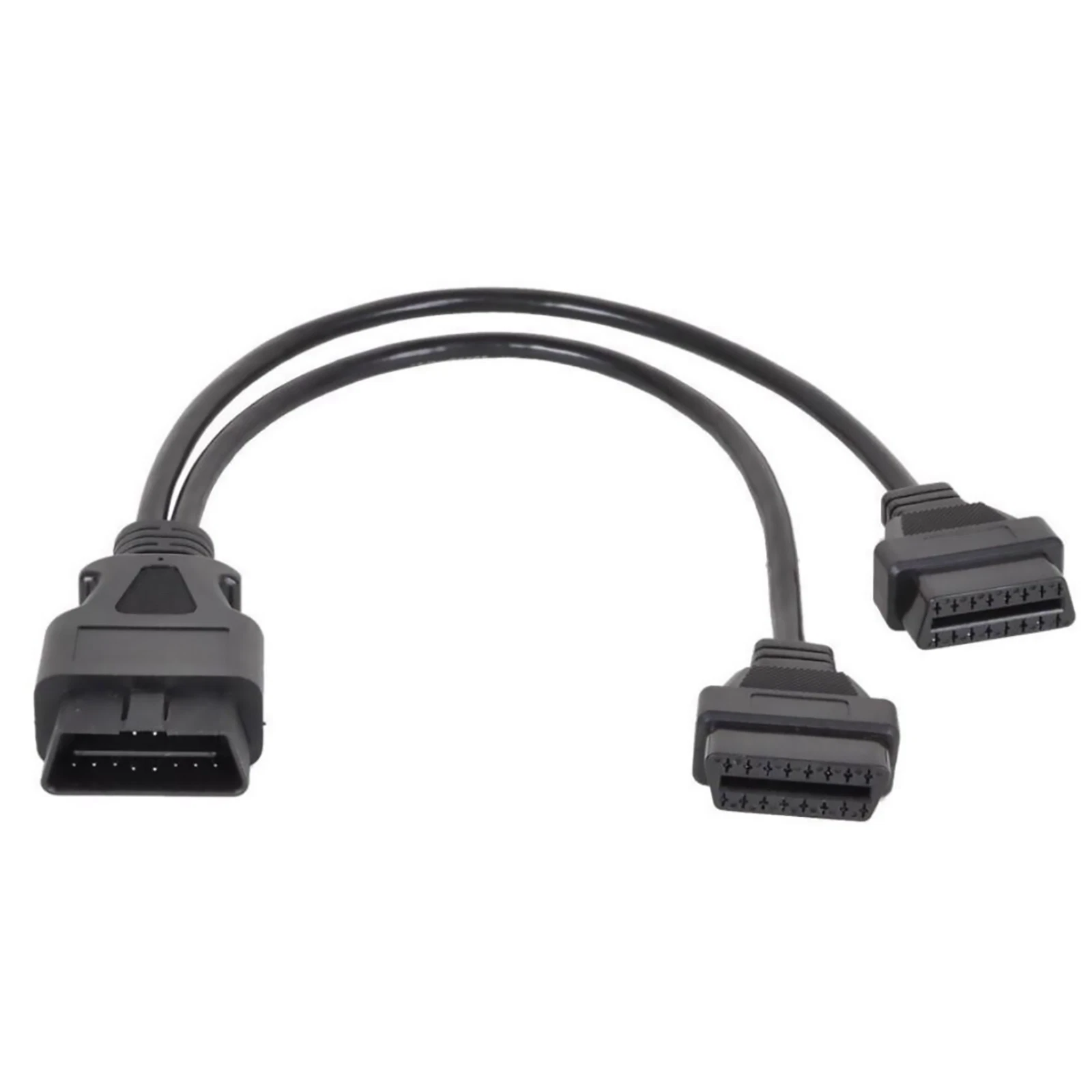 Obd2 Obd Ii Cable Signal Splitter 16pin Male To Dual Female Y Cable