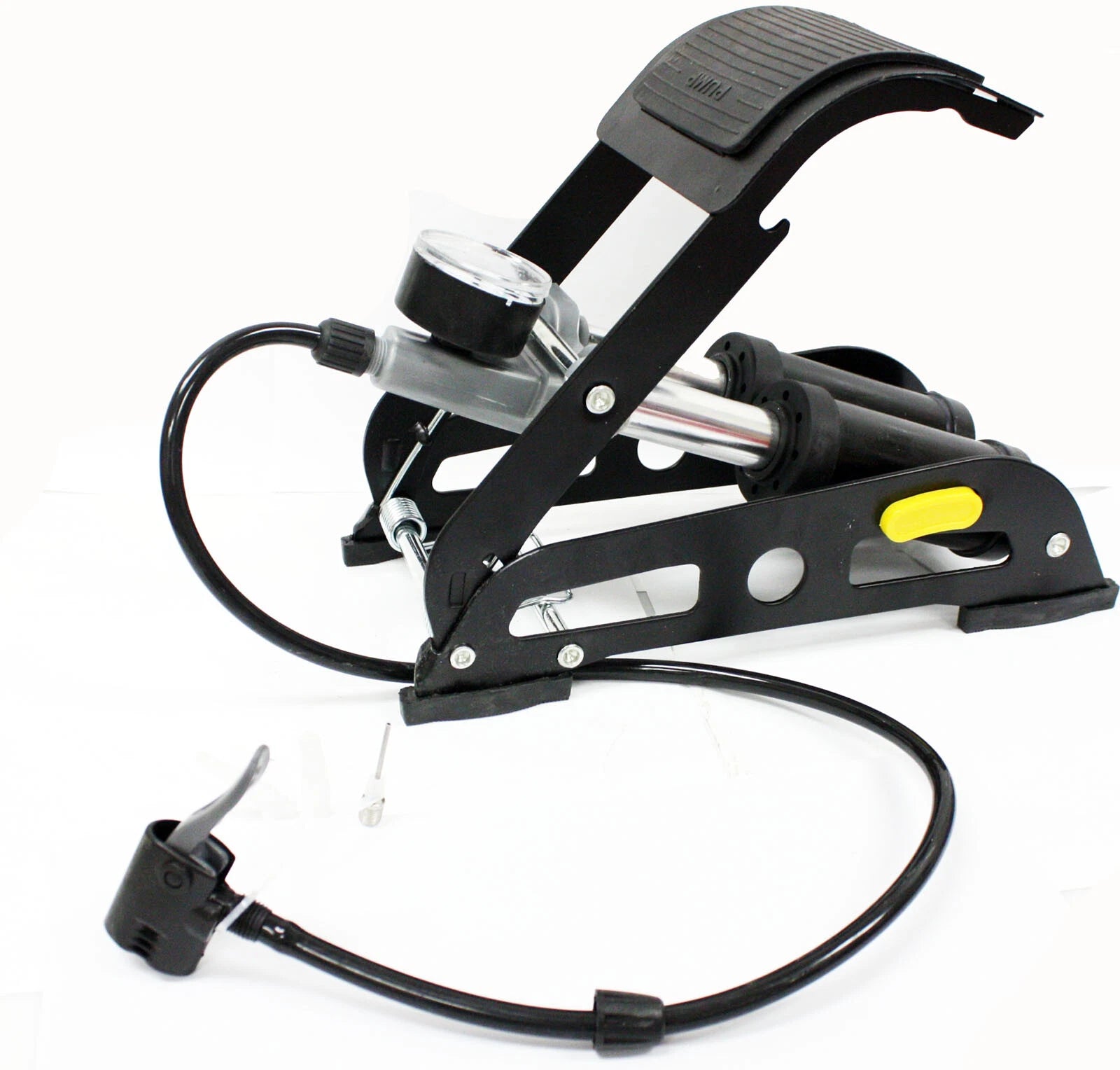 Double Barrel Foot Pump Quick Inflation Dual-cylinder Inflatable Pump