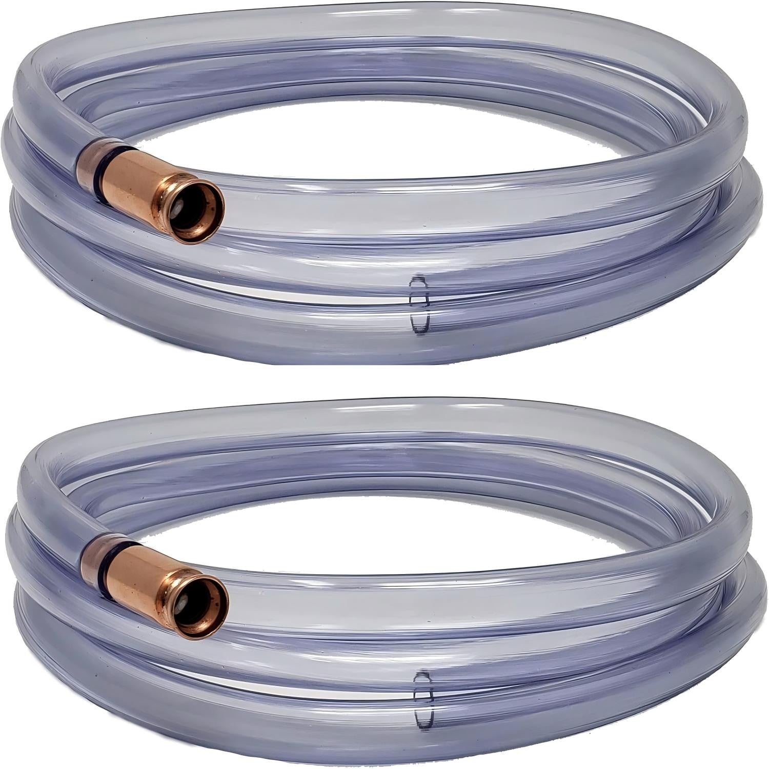 2x6ft Self Priming Transfer Fuel Water Oil Paint Copper Siphon Hose