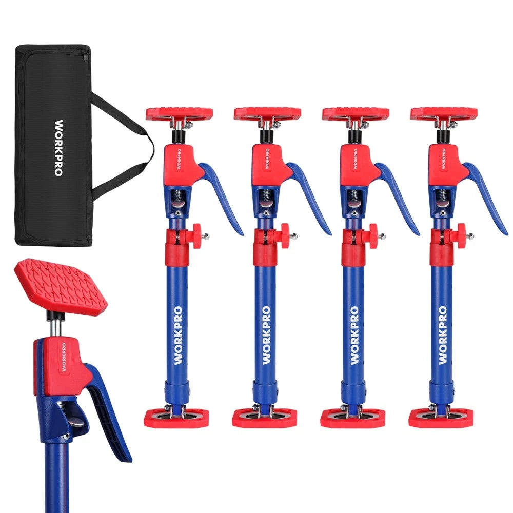 WORKPRO 4PC Cabinet Jack Support Pole 18.5"-29.5" Steel Telescopic Quick Support