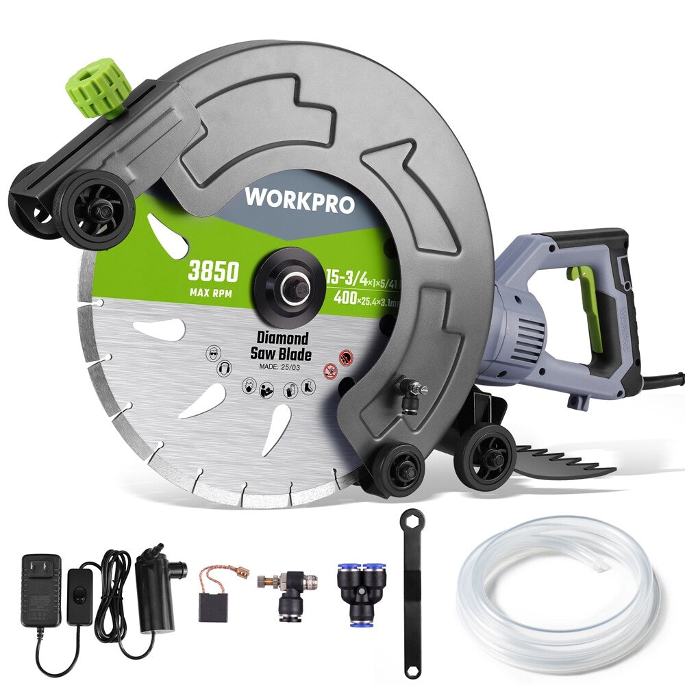 Workpro 1600W Electric Concrete Saw by WORKPRO